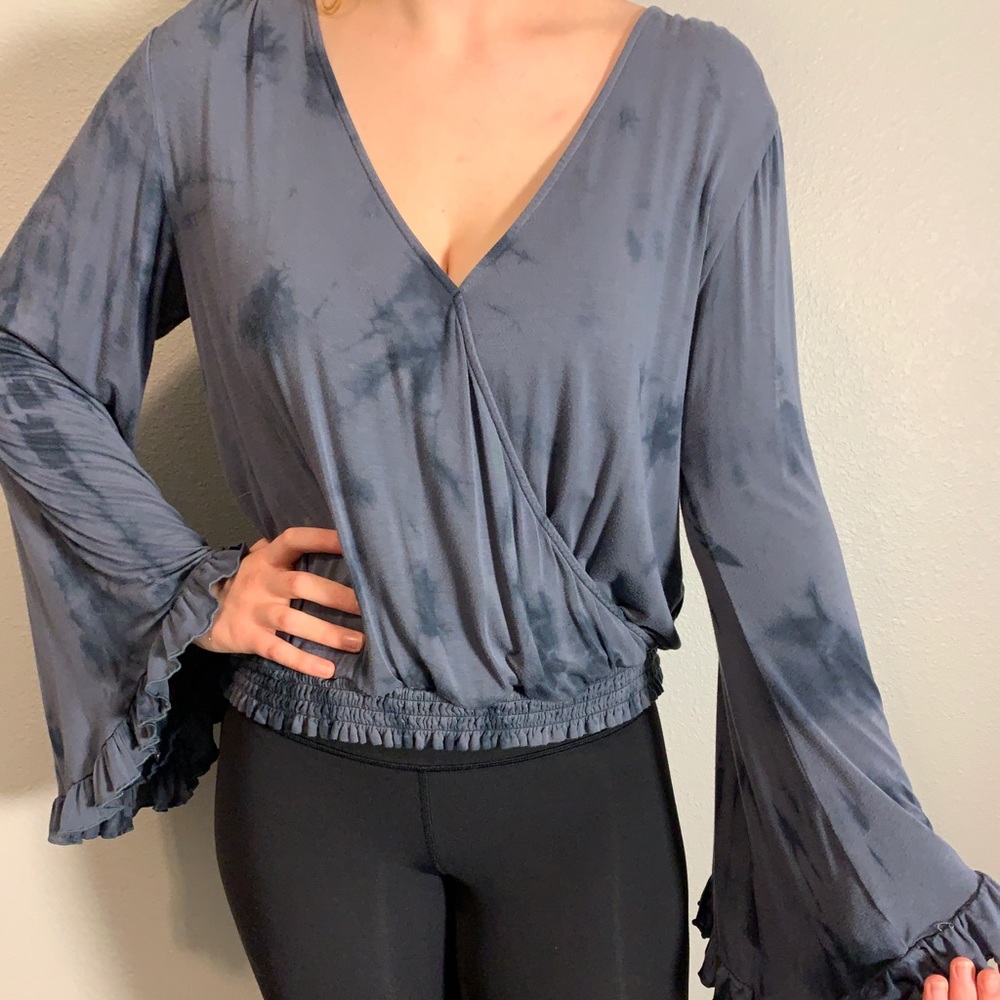 American Eagle Bell Sleeved Top